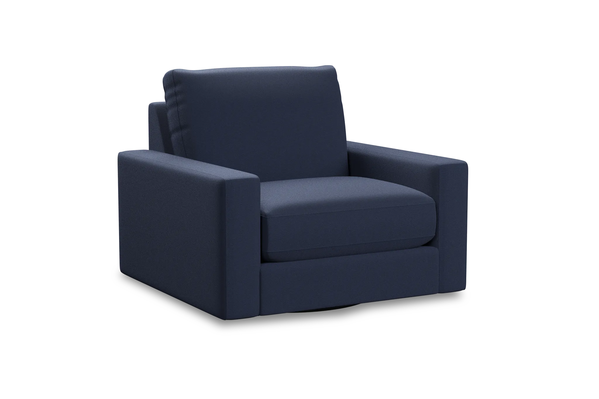 Edgewater Peyton Dark Blue Swivel Chair