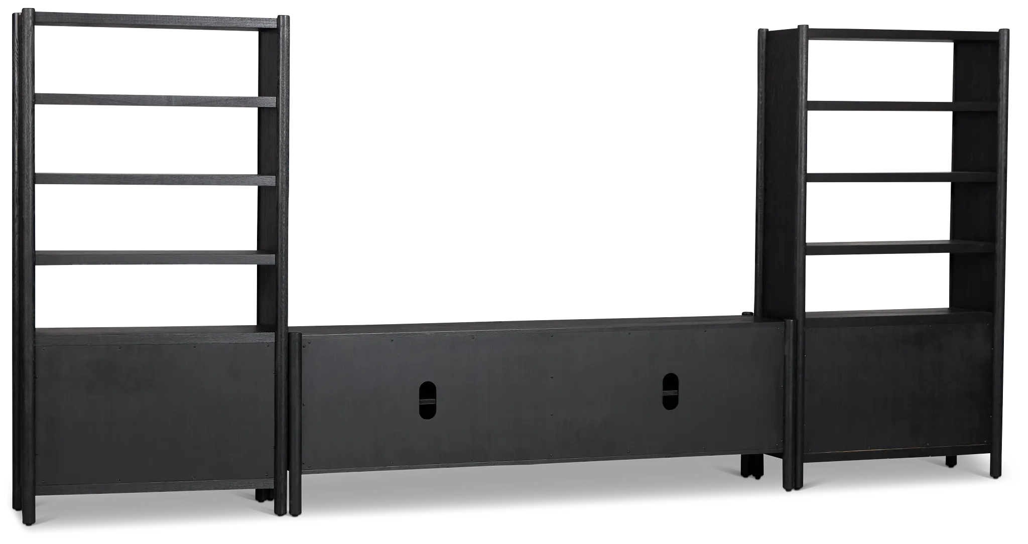 Santorini Black 84" Entertainment Wall