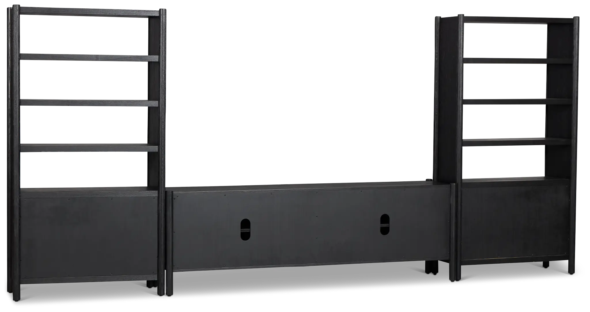 Santorini Black 84" Entertainment Wall Santorini Black 84" Entertainment Wall