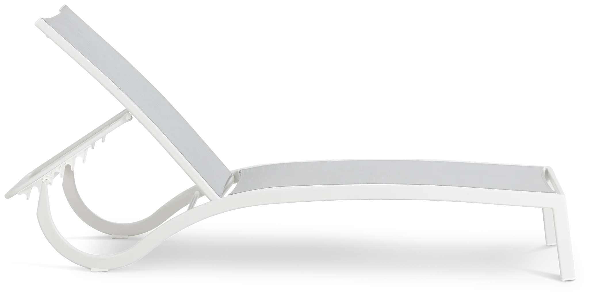 Lisbon2 Gray Sling Chaise