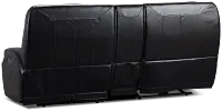 Casey Black Lthr/vinyl Power Reclining Console Sofa