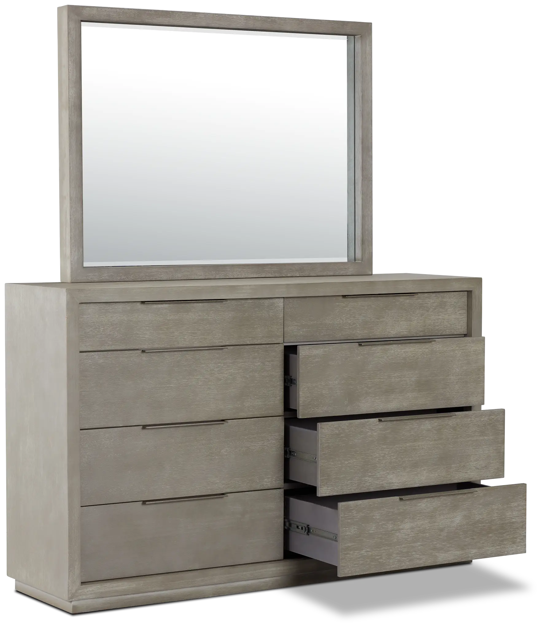 Madden Light Tone Dresser & Mirror Madden Light Tone Dresser & Mirror