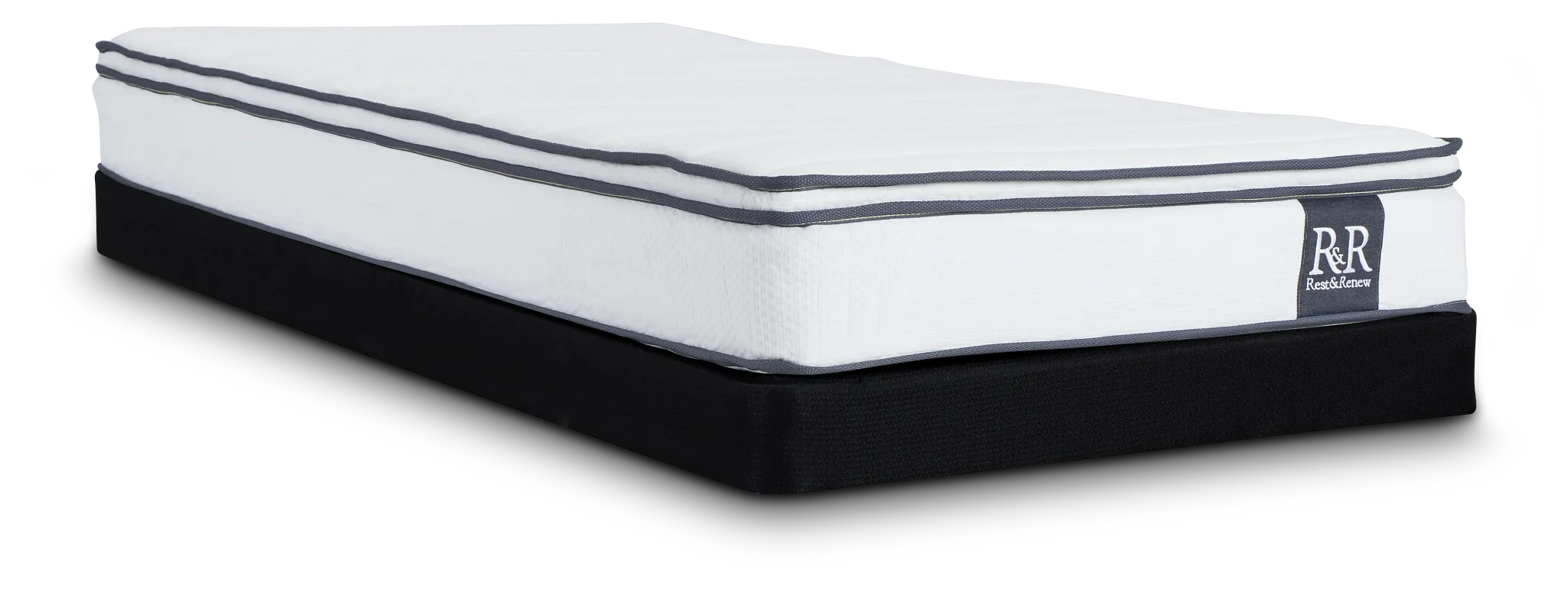 Rest & Renew By Zinus 8" Hybrid Low-profile Mattress Set