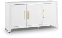 Alexia White 3 Door Cabinet