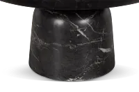 Merrick Black Round Coffee Table