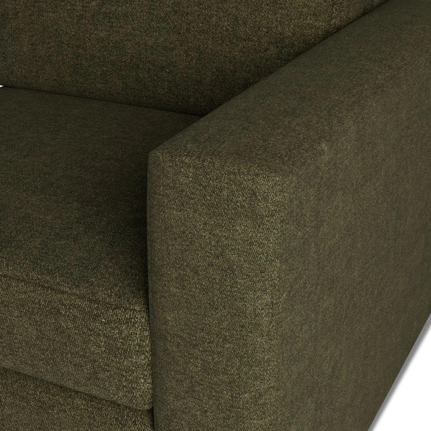 Citymod Green Fabric Right Chair Citymod Green Fabric Right Chair