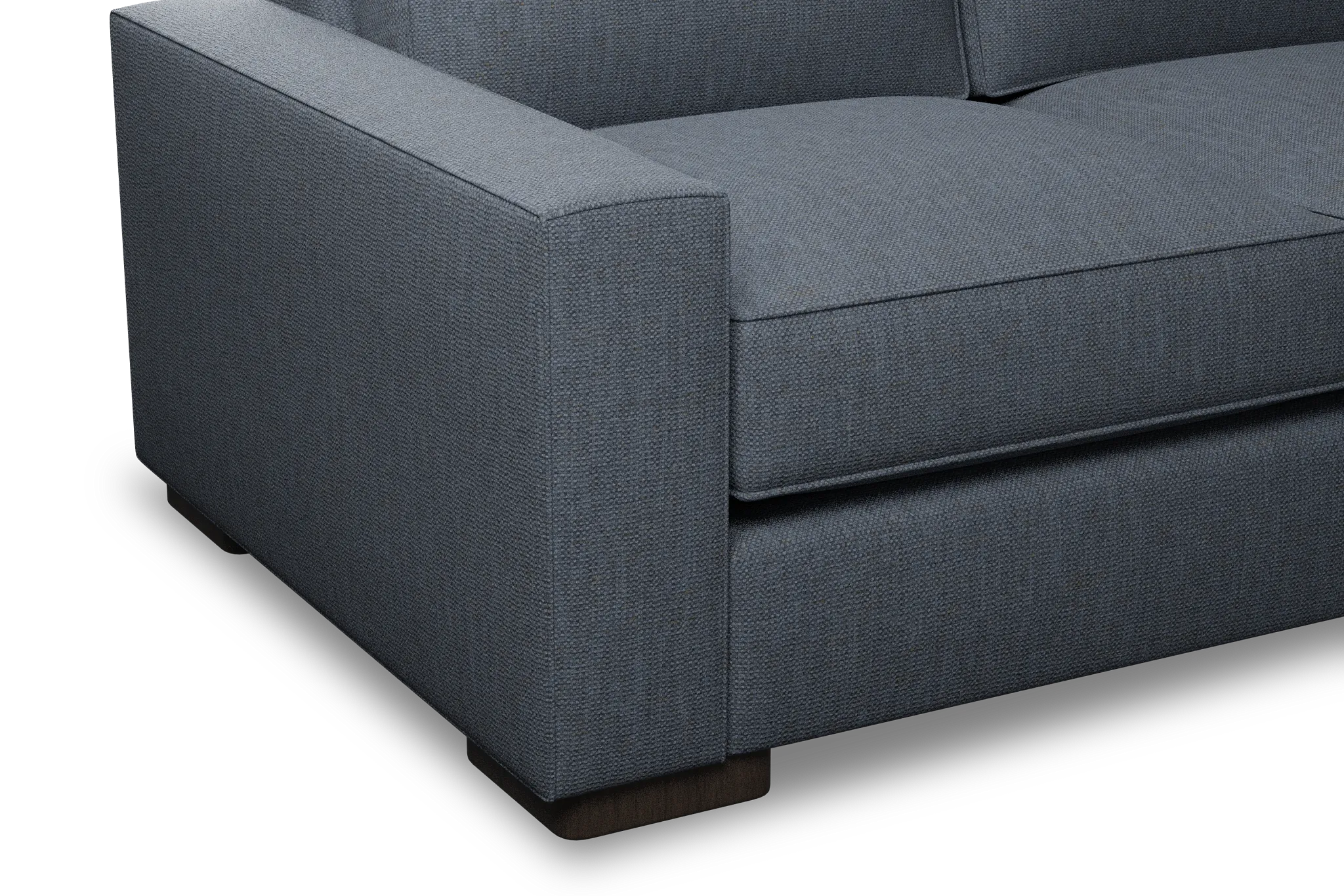 Edgewater Victory Dark Blue 96" Sofa W/ 3 Cushions