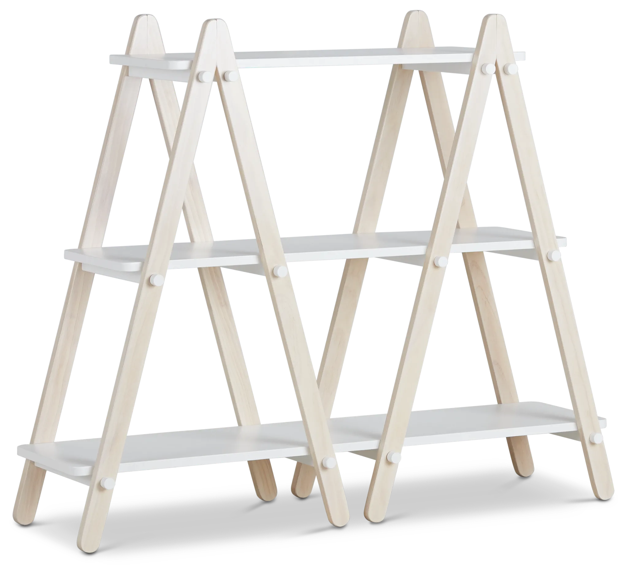 Dottie White Storage Bookcase