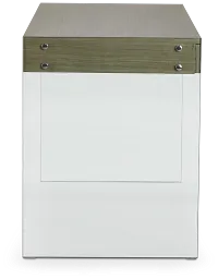 Olympia Gray Writing Desk