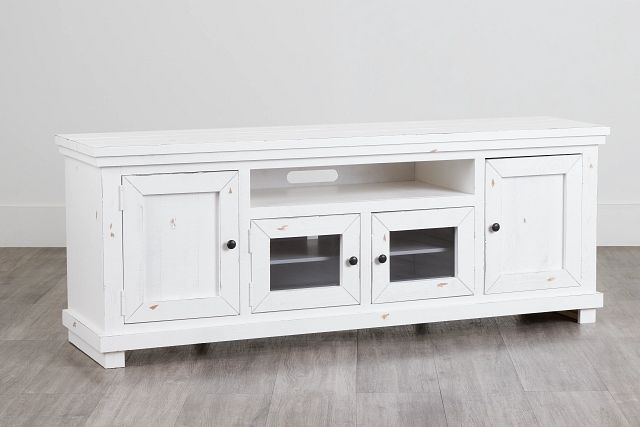 Willow White 74" Tv Stand
