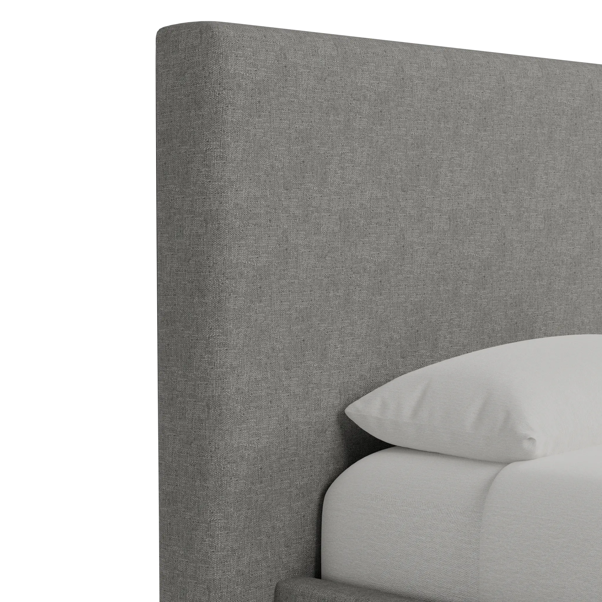 Grayton Linen 54" Upholstered Platform Bed Grayton Linen 54" Upholstered Platform Bed