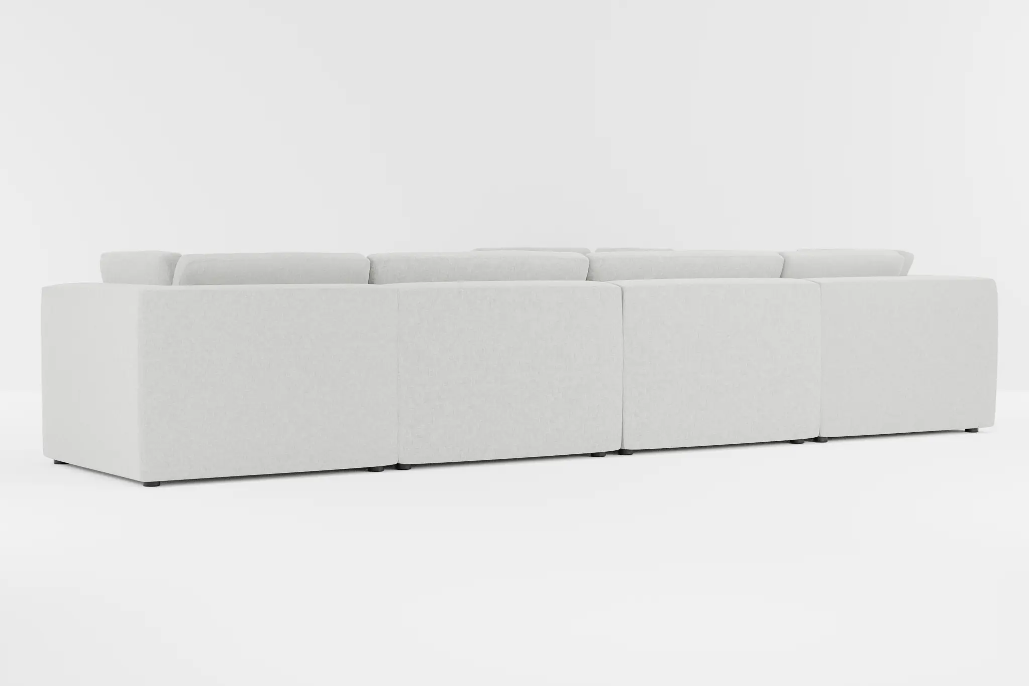 Destin Delray Pewter Fabric 6-piece Modular Sectional Destin Delray Pewter Fabric 6-piece Modular Sectional