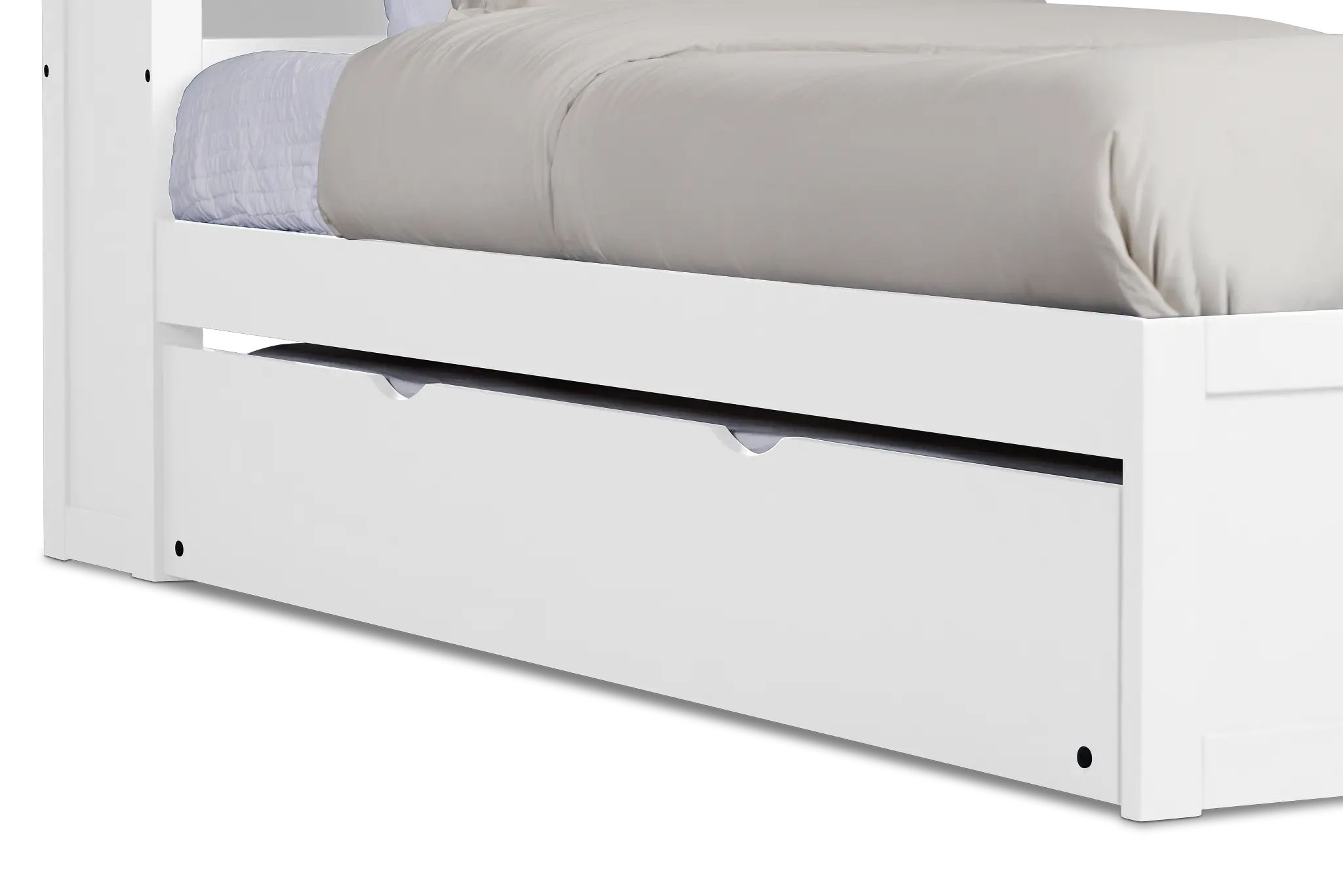 Charleston White Bookcase Trundle Bed Charleston White Bookcase Trundle Bed