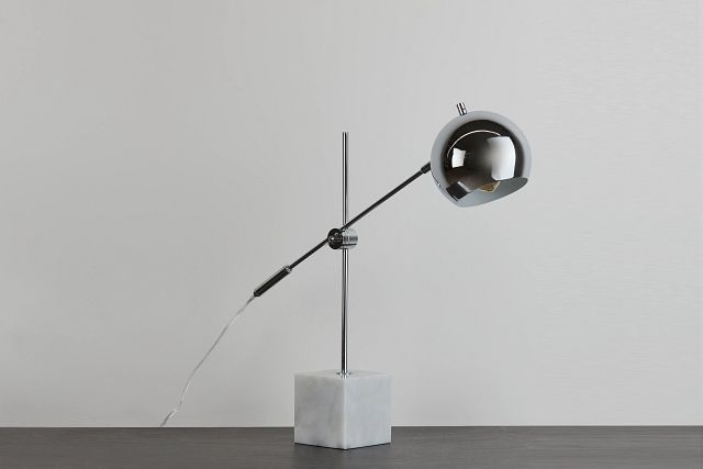 Kai Silver Desk Lamp