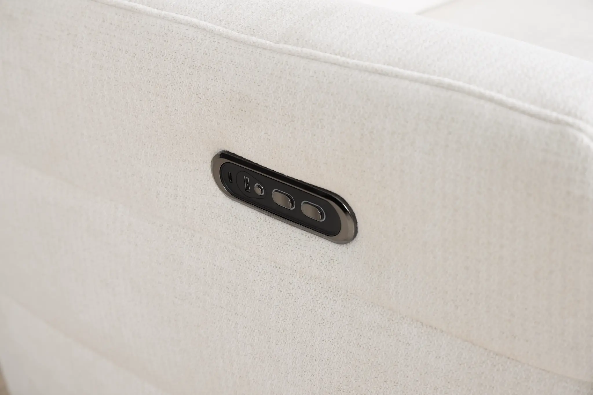 Rae White Fabric Power Swivel Glider Recliner Rae White Fabric Power Swivel Glider Recliner