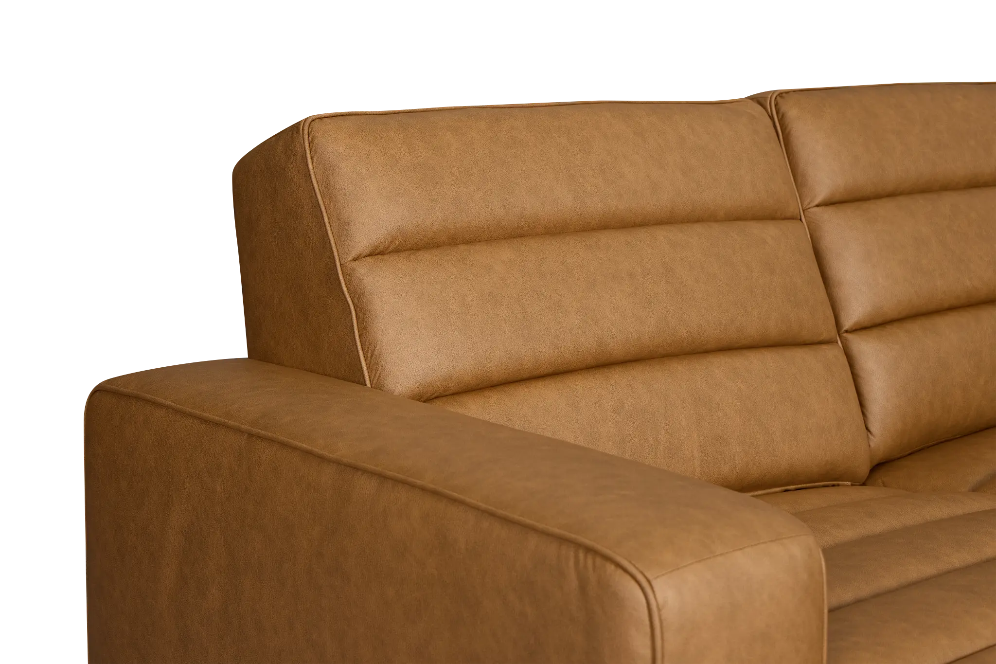 Sawyer Light Brown Micro Small Dual Power Reclining Two-arm Sectional Sawyer Light Brown Micro Small Dual Power Reclining Two-arm Sectional