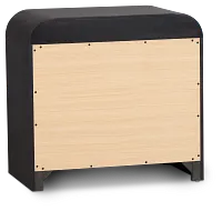 Lyndie Black 2-drawer Nightstand