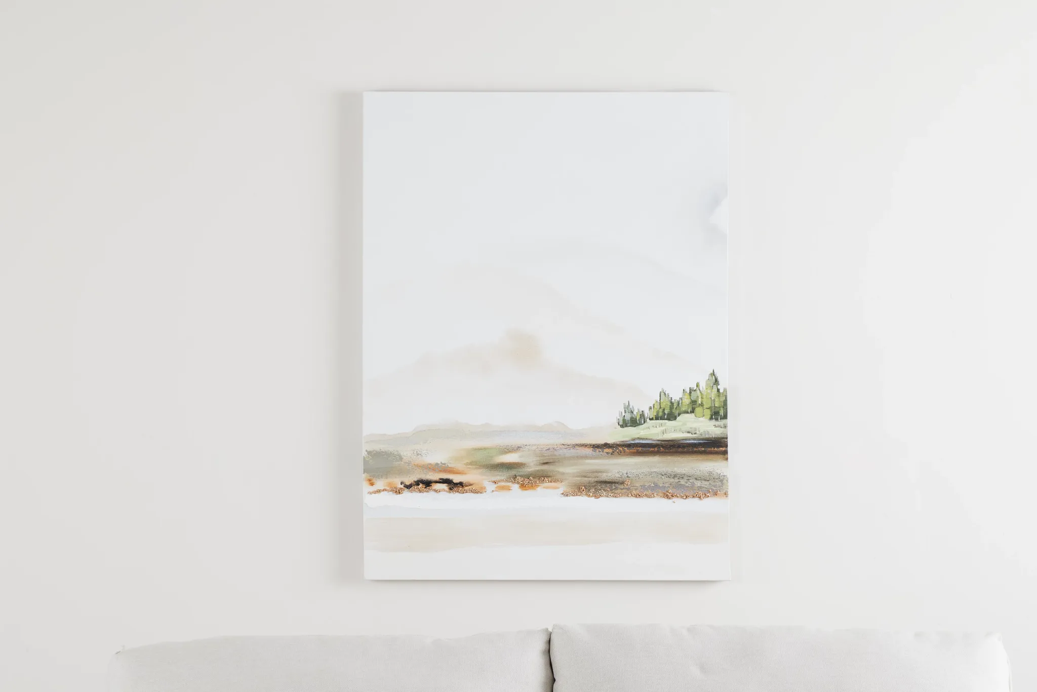 Rosita Light Blue Canvas Wall Art