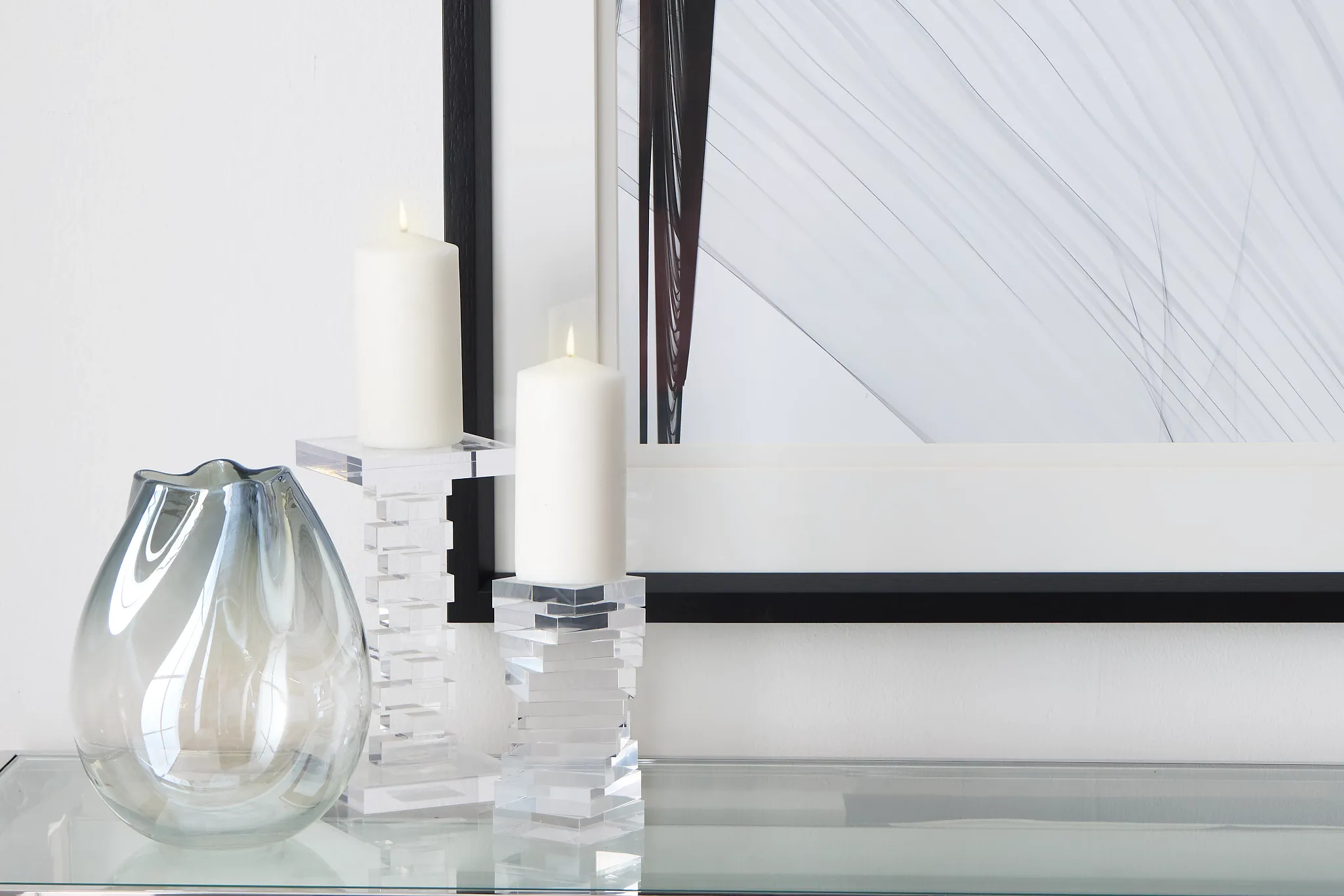 Tinley Dark Gray Medium Vase