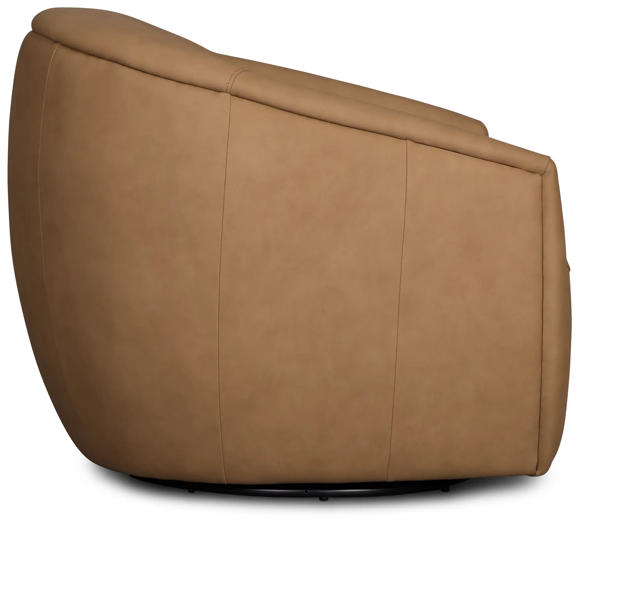 Kellan Light Brown Leather Swivel Chair Kellan Light Brown Leather Swivel Chair