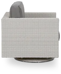 Biscayne Gray Swivel Chair