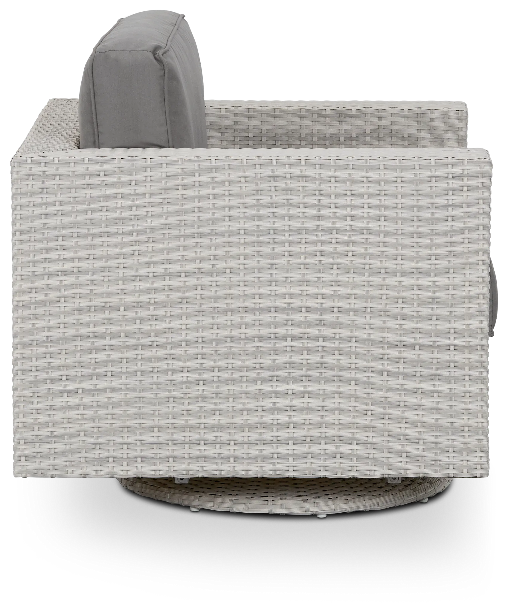 Biscayne Gray Swivel Chair