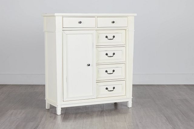 Stoney White Door Chest
