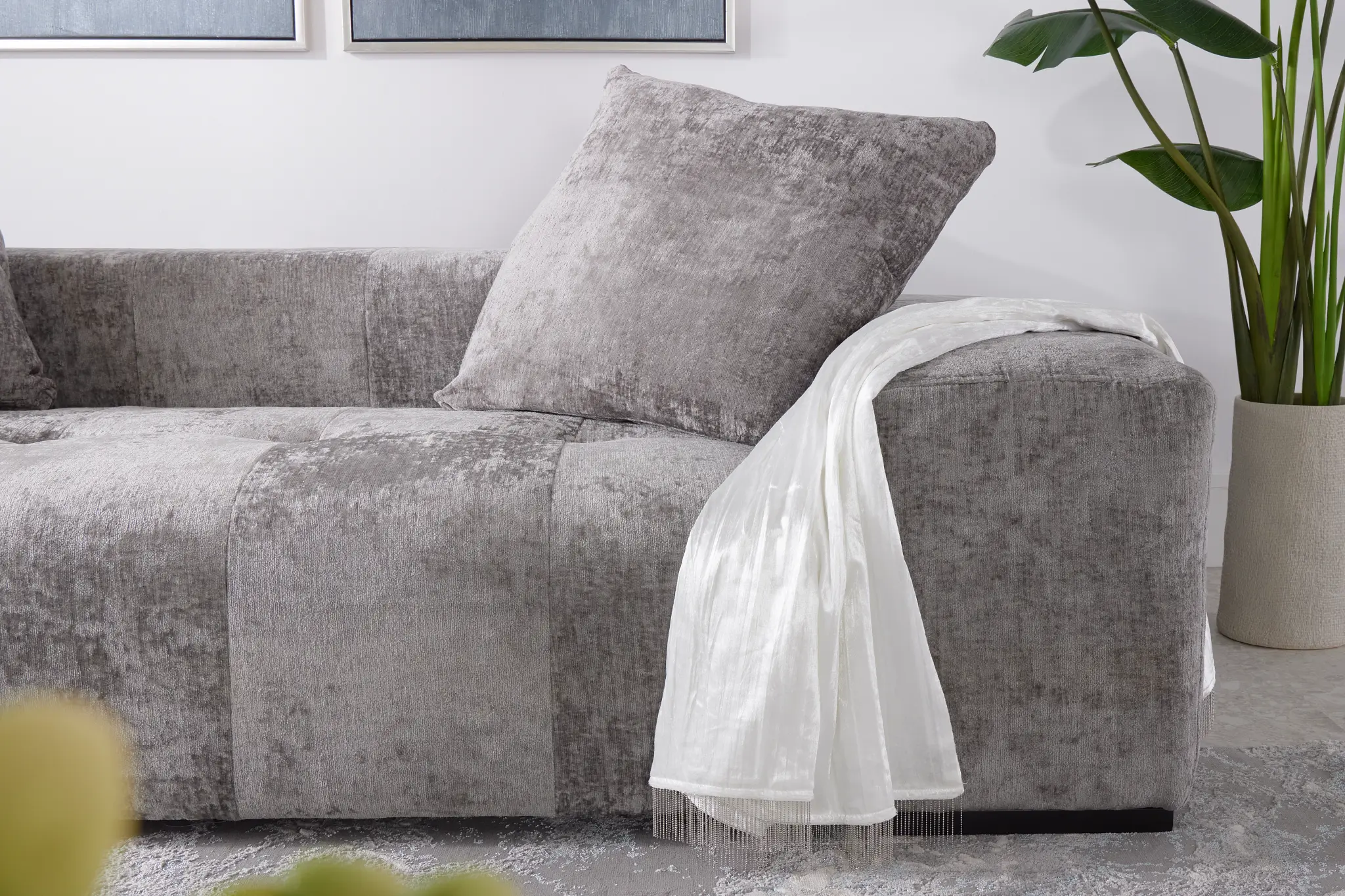 Skylar Gray Fabric Sofa Skylar Gray Fabric Sofa