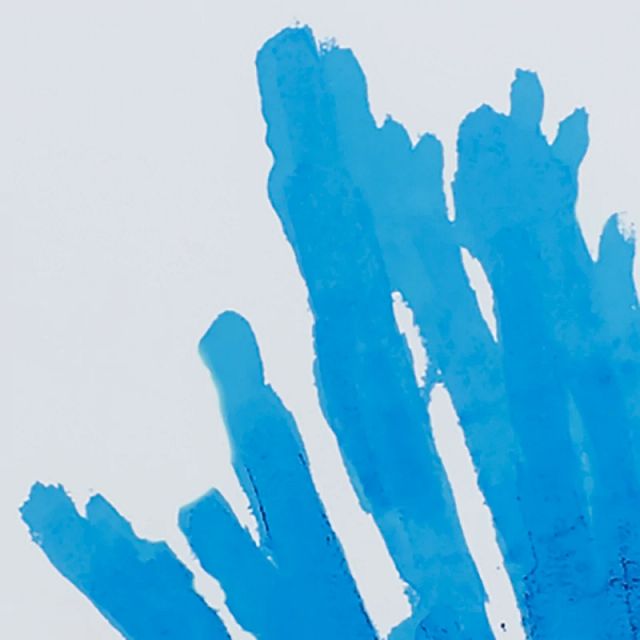 Coralcay Blue Framed Wall Art