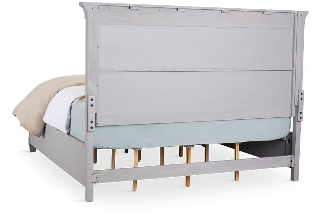 Cape Cod Gray Panel Storage Bed