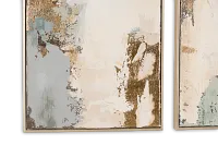 Azarmuth Light Beige Set Of 6 Canvas Wall Art