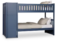 Charleston Dark Blue Step Bunk Bed