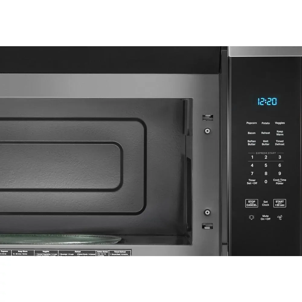 Whirlpool 3130 Series Black Over-the-range Microwave