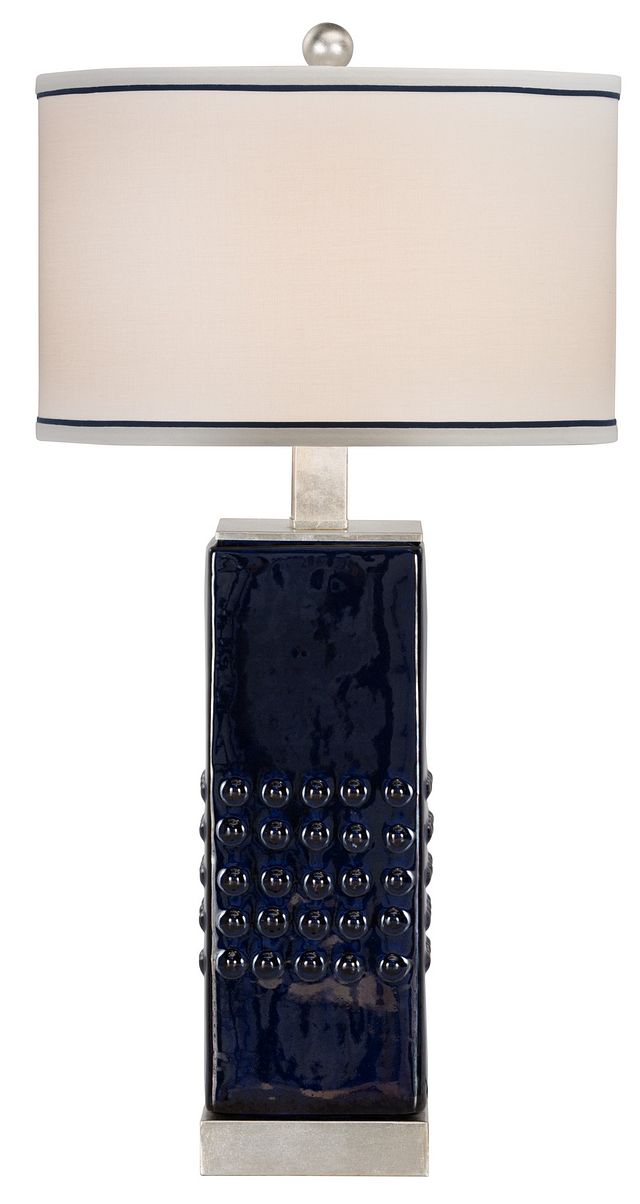 Andrews Dark Blue Table Lamp