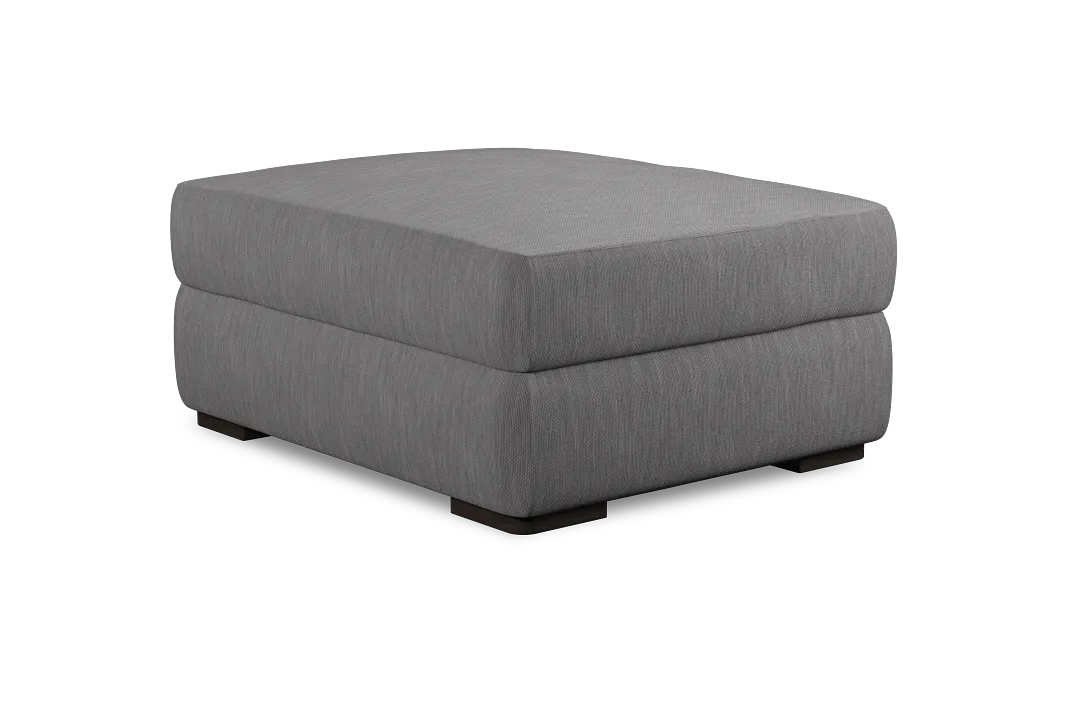 Edgewater Revenue Gray Ottoman