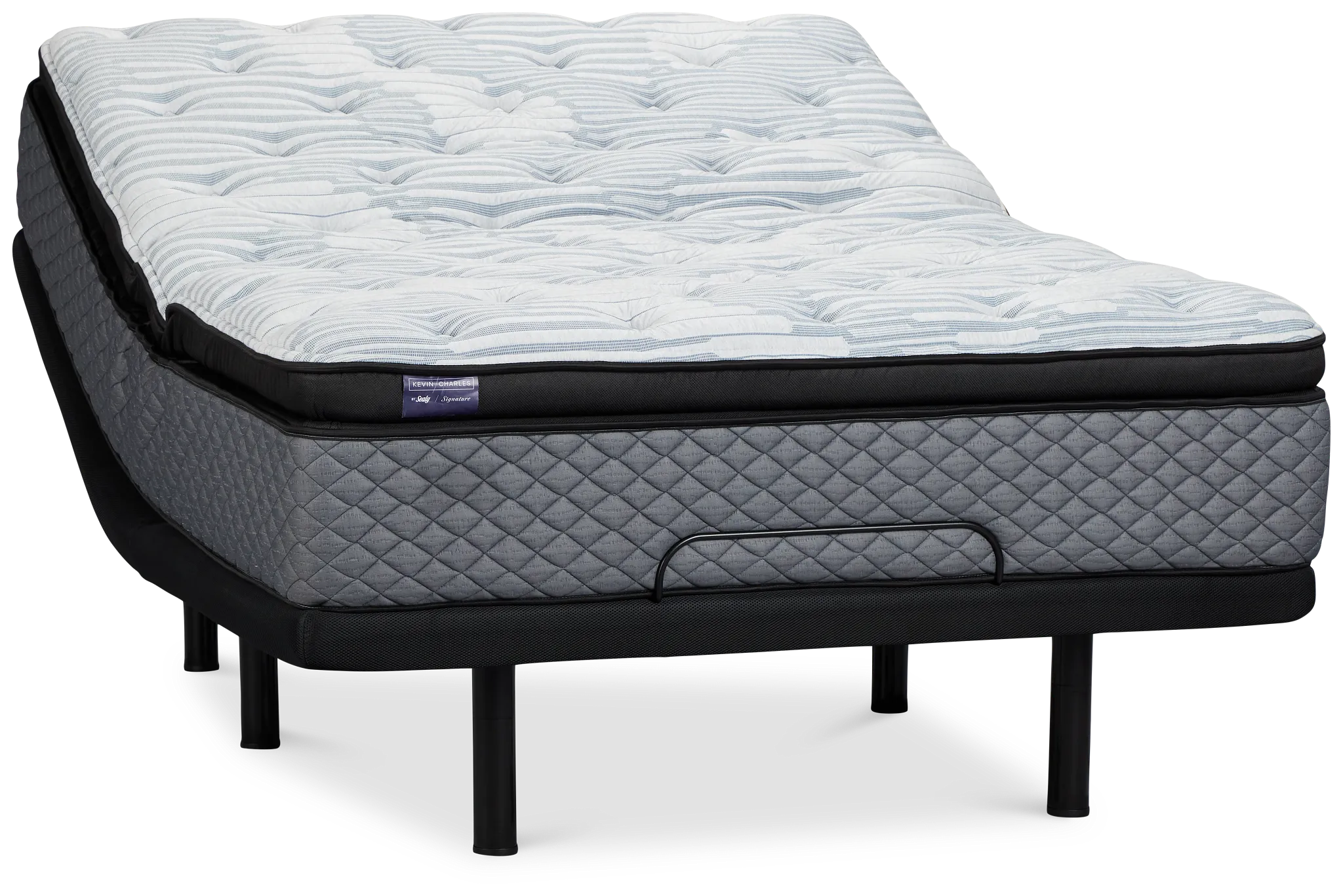 Kevin Charles By Sealy Signature Ultra Plush Plus Adjustable Mattress Set