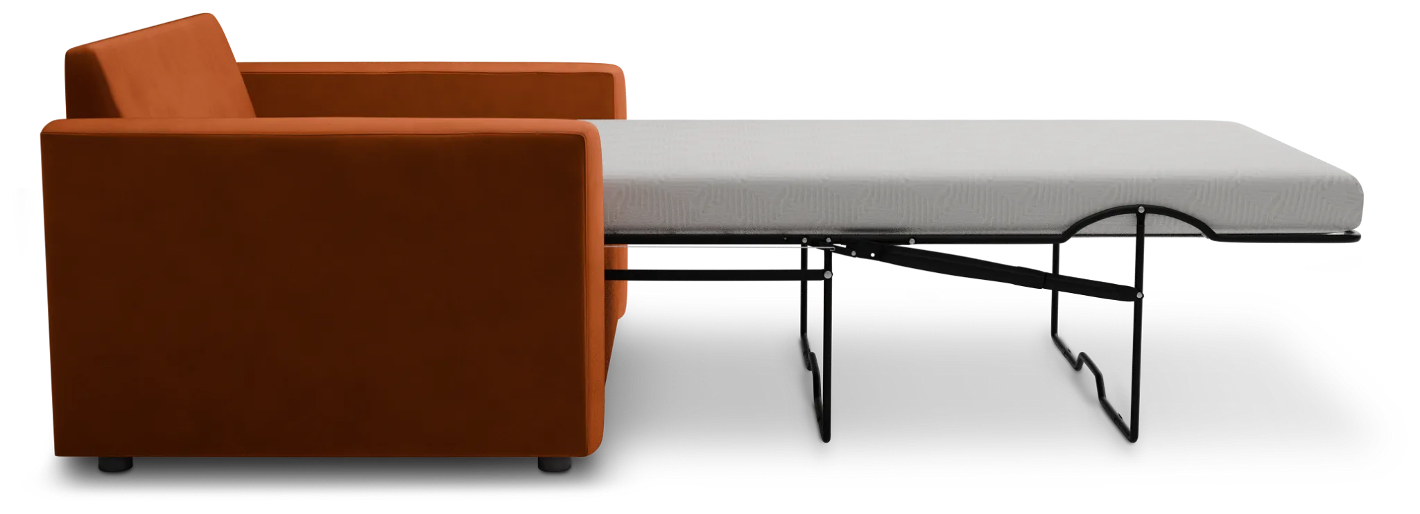 Siesta Joya Orange Fabric Memory Foam Sleeper