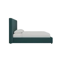 Grayton Joya Green 54" Upholstered Platform Bed