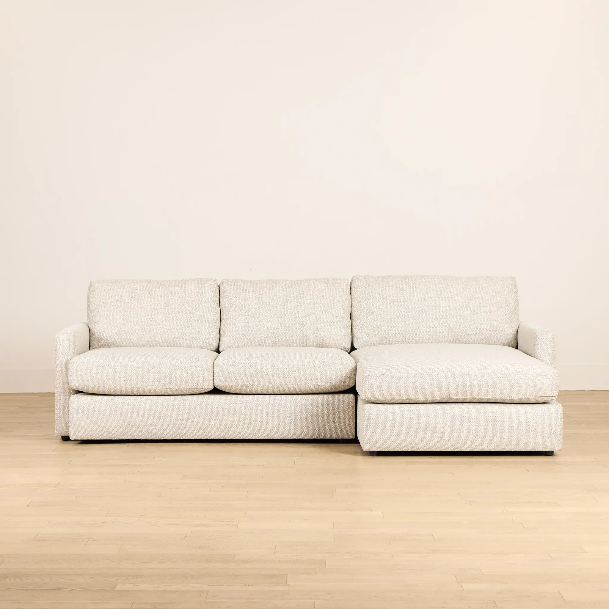 Maxwell Light Gray Fabric Right Chaise Sectional Maxwell Light Gray Fabric Right Chaise Sectional