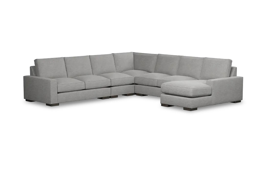 Edgewater Victory Gray Large Right Chaise Sectional Edgewater Victory Gray Large Right Chaise Sectional