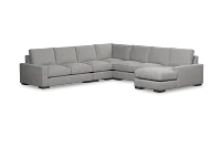 Edgewater Victory Gray Large Right Chaise Sectional