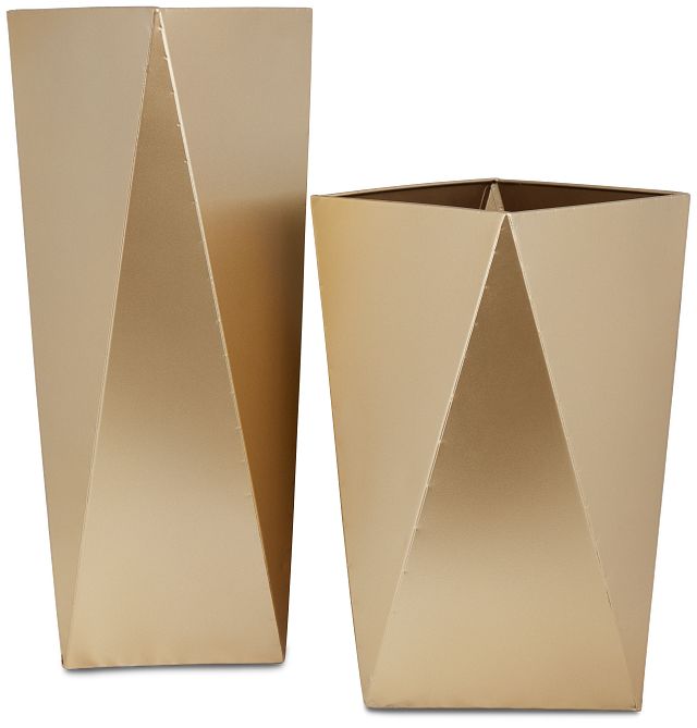 Raylan Gold Small Vase
