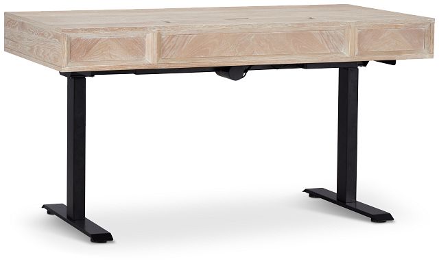 Burbank Light Tone Height Adjustable Standing Desk