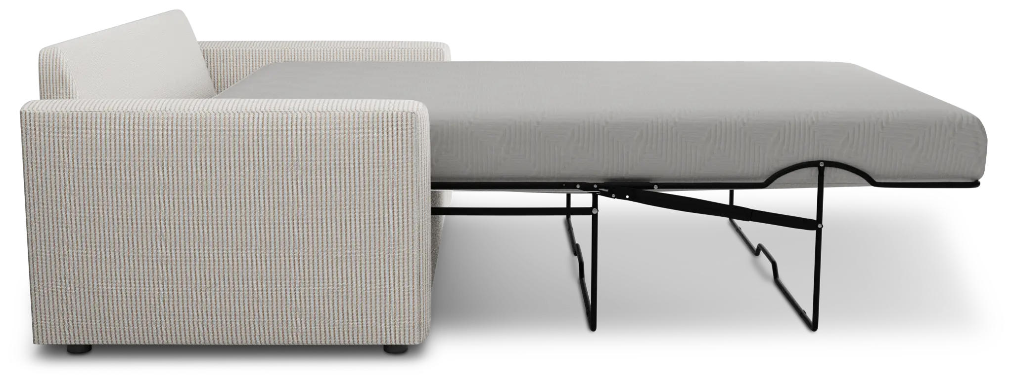 Siesta Lucy Light Beige Fabric Memory Foam Sleeper Siesta Lucy Light Beige Fabric Memory Foam Sleeper