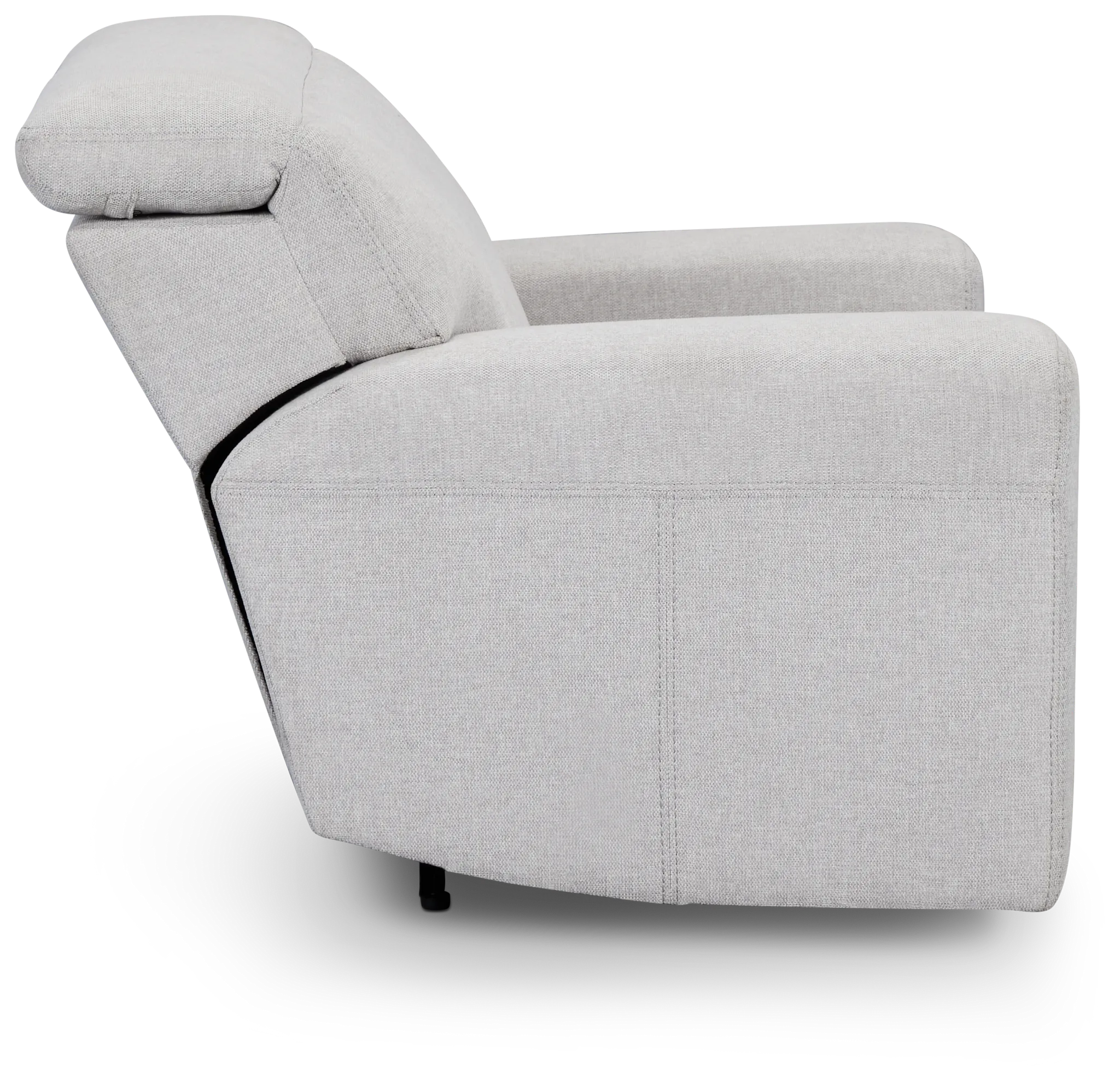 Callum Light Gray Fabric Power Recliner