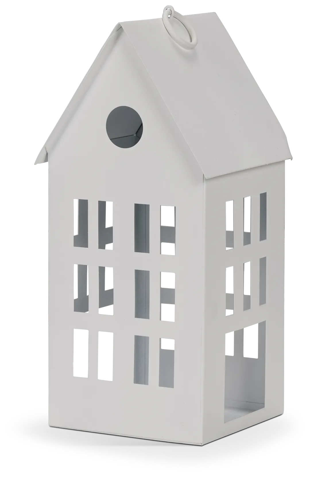 House White Medium Candle Holder