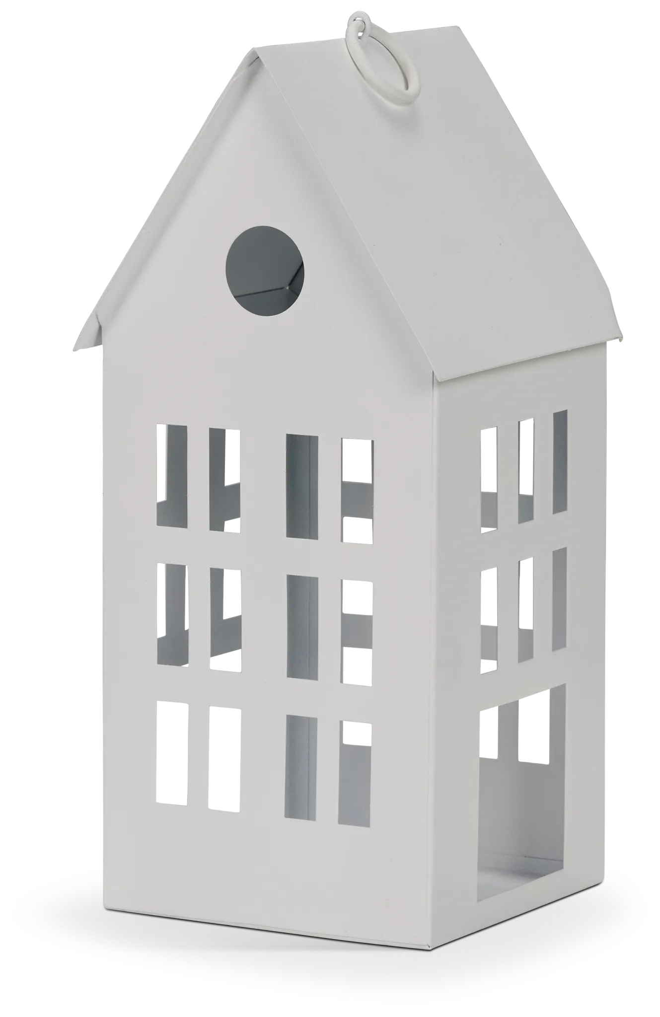 House White Medium Candle Holder