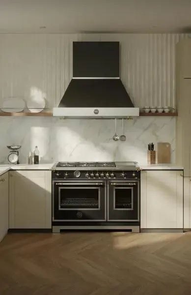 Bertazzoni Heritage Series Black 48" Gas Range