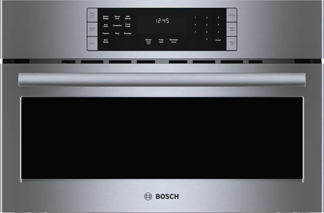 Bosch 800 Series Stainless Steel 30" Built-in Microwave Bosch 800 Series Stainless Steel 30" Built-in Microwave