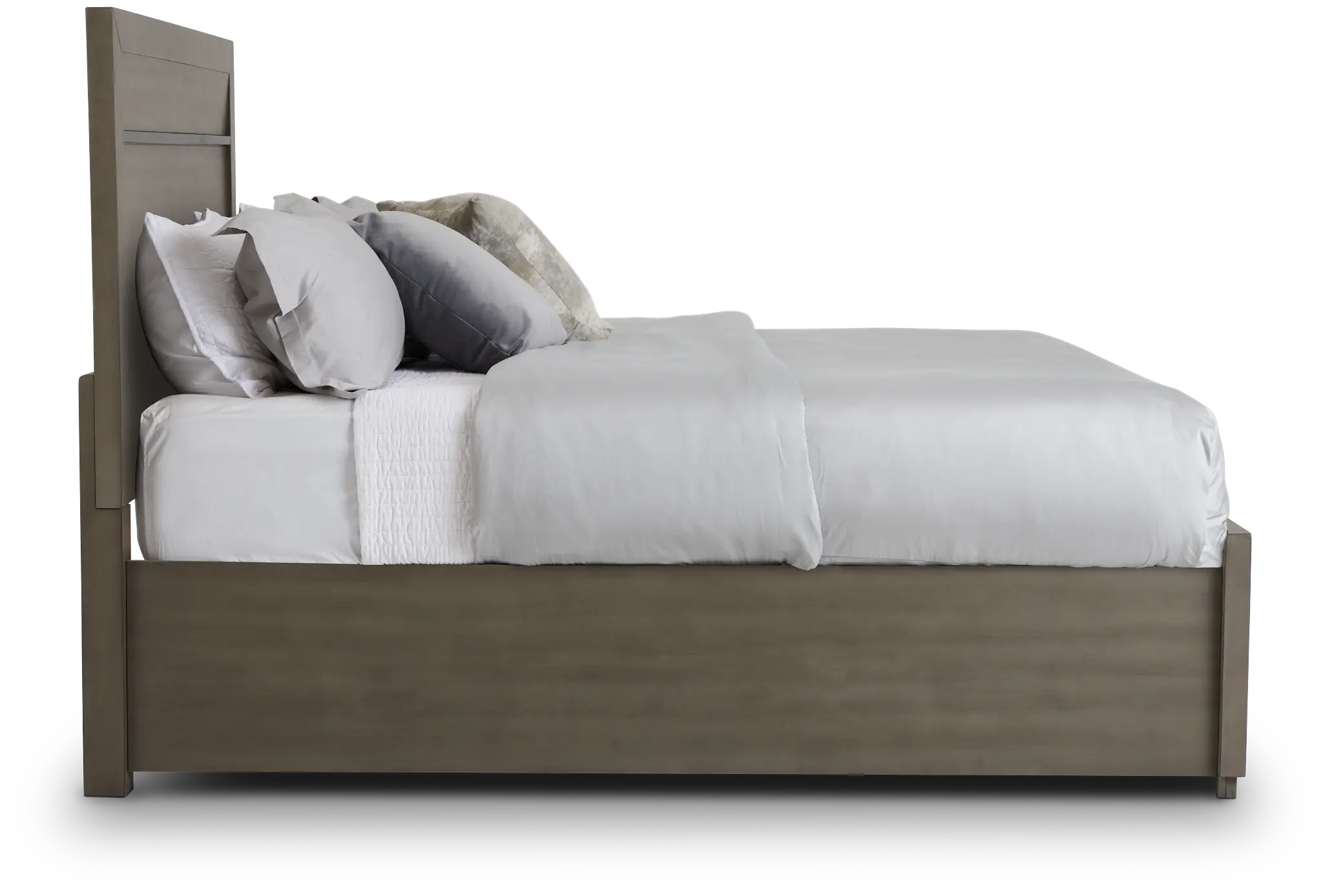 Zurich Gray Panel Storage Bed Zurich Gray Panel Storage Bed